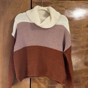Cowl neck sweater